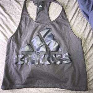 adidas workout crop tank